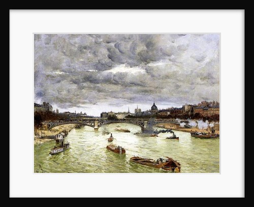 Paris, the Seine and Alexander III's Bridge, 1896 by Frank Myers Boggs