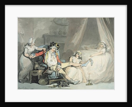 Four O'Clock in the Town by Thomas Rowlandson