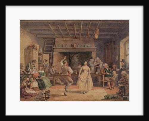 Dance in Farmhouse Kitchen by R. Poate