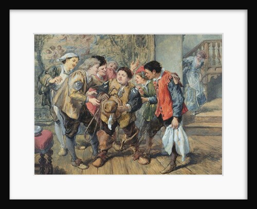 Grumio Announcing the Approach of Petrucchio, 1864 by John Gilbert