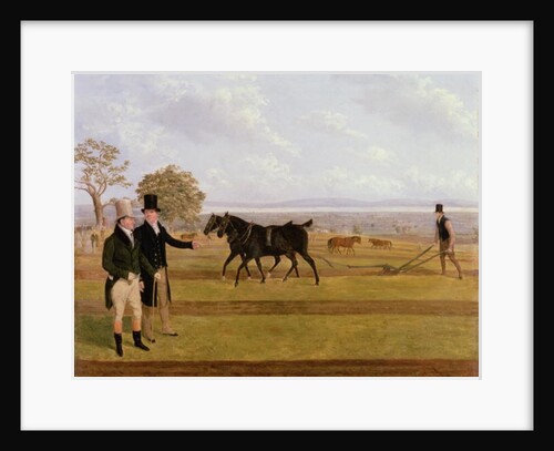 Sir Charles Morgan at the Castleton Ploughing Match, 1845 by James Flewitt Mullock