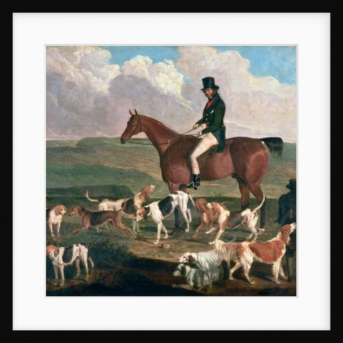 Tom Llewelyn Brewer on his Horse, 'The Doctor', c.1845 by James Flewitt Mullock
