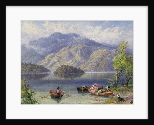 Ben Venue and Ellen's Isle, Loch Katrine by Myles Birket Foster