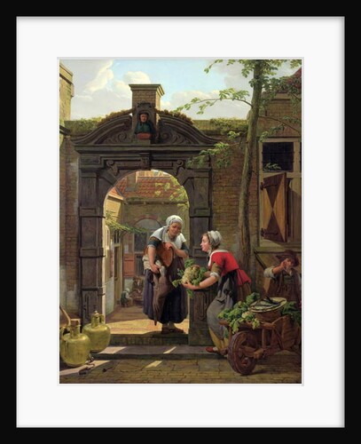The Market Woman by Abraham van Strij