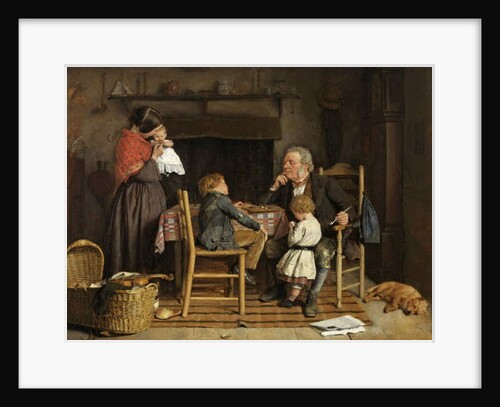 The Draughts Players, 1859 by Joseph Clark