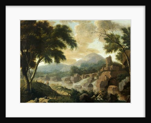 Landscape with Raging River, 1760-1800 by Philip James de Loutherbourg