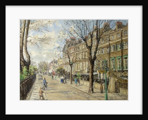 Cheyne Walk, April 1939, 1943 by Fairlie Harmar