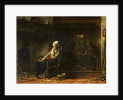 An Unhappy Woman, or Domestic Sorrows, 1859 by Jozef Israels