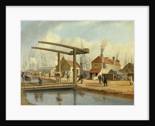 The Monmouthshire Canal at Newport, 1800-1850 by Joseph Walter