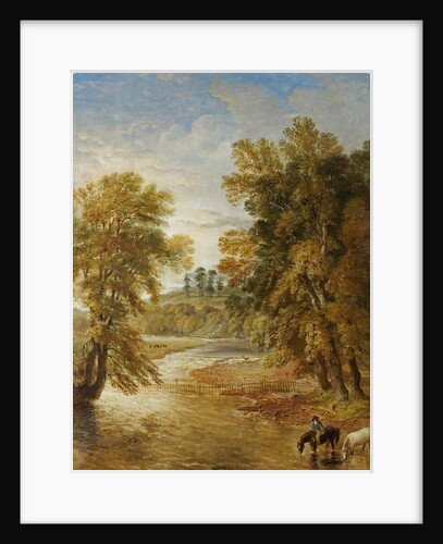 Tredegar Park from the Ebbw Bridge, 1883 by James Flewitt Mullock