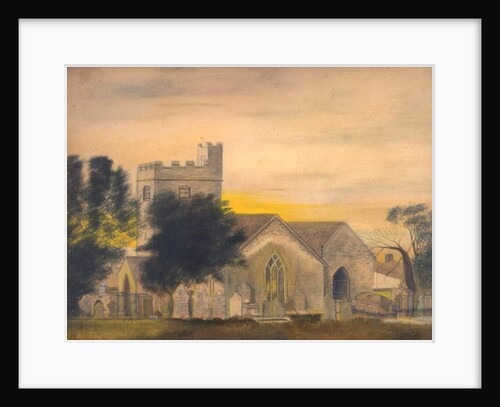 Mynyddislwyn Parish Church, 1915 by Obediah Hodges