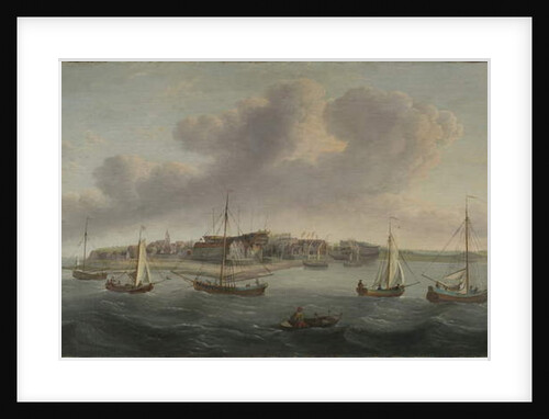 View of a Seaport, 1760 by American School