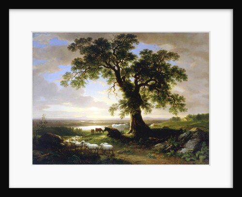 The Solitary Oak / The Old Oak, 1844 by Asher Brown Durand