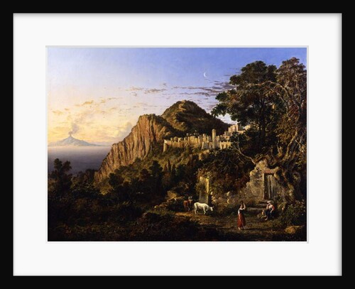 Vesuvius and the Bay of Naples from the Island of Capri, 1850 by George Loring Brown