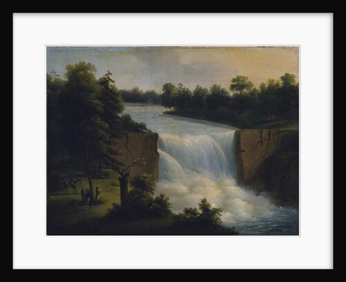 View of Genessee Falls, Rochester, New York, in 1797, 1823 by Duc de Montpensier
