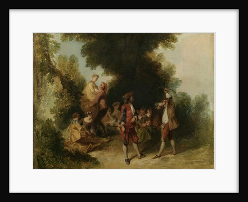 Manhood, after Nicholas Lancret, 1840 by Asher Brown Durand