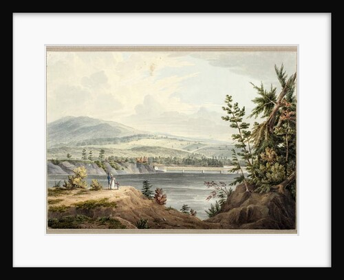 Hudson River Bridge near Waterford, New York, 1832 by John William Hill