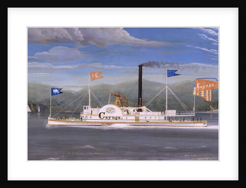 Steamboat 'Cayuga', 1849 by James Bard