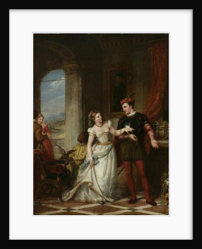 Portia and Bassanio-from the 'Merchant of Venice', 1865 by Henry Peters Gray