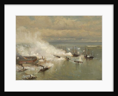 Battle of Mobile Bay, Alabama, 1886 by Julian Oliver Davidson