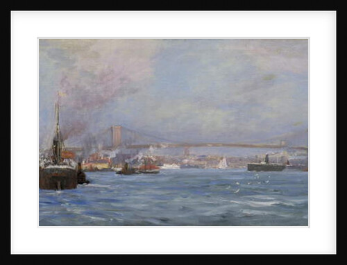 The East River, NYC, 1904 by Carlton Theodore Chapman