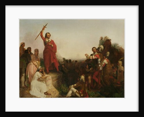 Cortez's First View of the City of Mexico, 1844 by Peter Frederick Rothermel