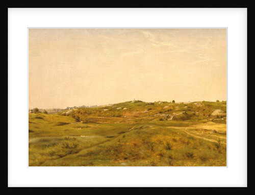 View in Central Park, N.Y.C., 1858 by Jervis McEntee