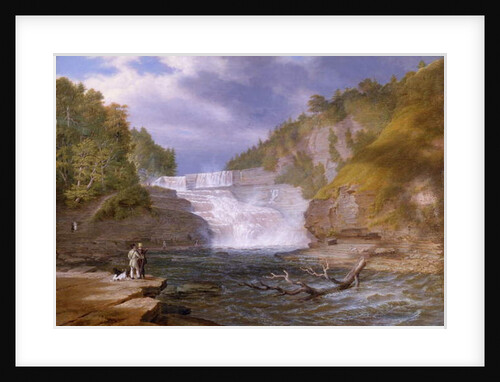 Trenton High Falls, 1835 by William James Bennett