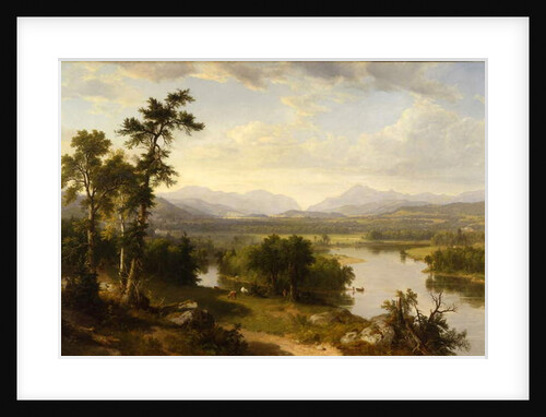 White Mountain Scenery, Franconia Notch, N.H., 1857 by Asher Brown Durand