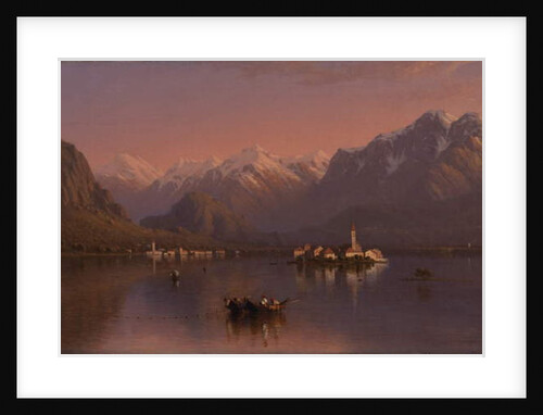 Lake Maggiore, Italy, 1858 by Sanford Robinson Gifford