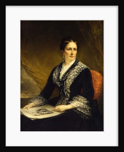 Portrait of Mary McCrea Stuart/ Mrs. Robert Leighton Stuart, ca. 1840-1885 by Daniel Huntington