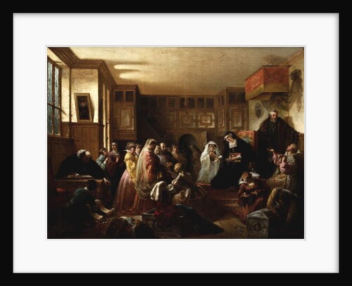 Mary, Queen of Scots, Dividing her Jewels, 1861 by Louis Lang