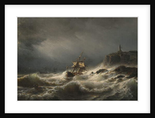 Wreck on the Isle of Jersey, 1862 by Mauritz Frederik Hendrik De Haas