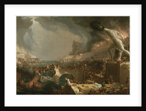 The Course of Empire: Destruction, 1836 by Thomas Cole