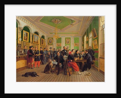 Interior of George Hayward's Porter House, 1863 by Edmund D. Hawthorn