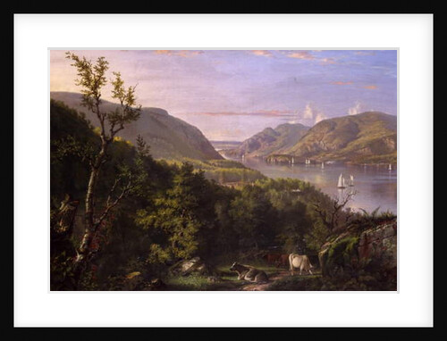 View of the Highlands from West Point, 1862 by John Ferguson Weir