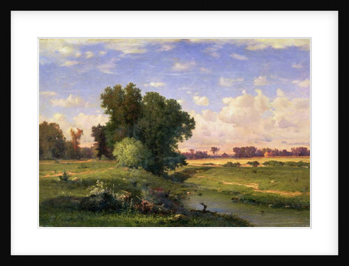 Hackensack Meadows, Sunset, 1859 by George Snr. Inness