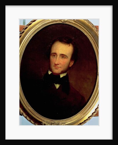 Edgar Allen Poe 1845 by Samuel Osgood