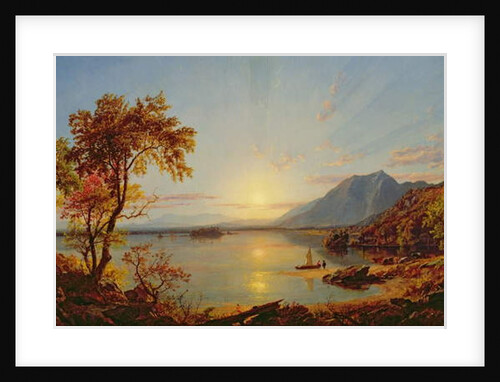 Sunset, Lake George, New York, 1867 by Jasper Francis Cropsey