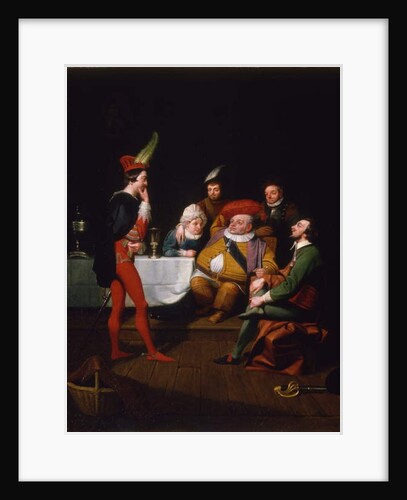 Falstaff Enacting Henry IV, c.1834 by George Whiting Flagg