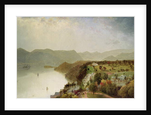 View of Cozzen's Hotel Near West Point, NY, 1863 by John Frederick Kensett