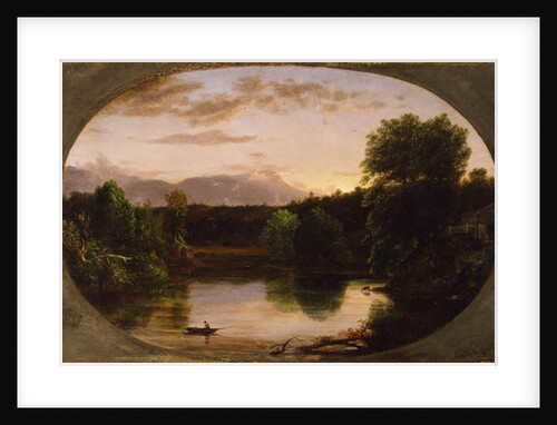 Sunset, View on Catskill Creek, 1833 by Thomas Cole