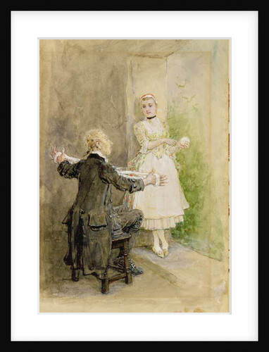 Ichabod Crane and Katrin Van Tassel, c.1893 by George Henry Boughton