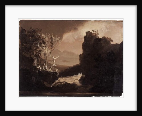 Romantic Landscape, 1827 by Thomas Cole