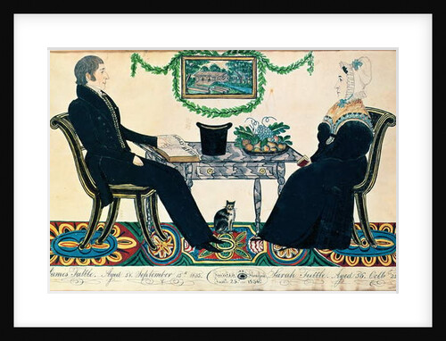 James and Sarah Tuttle, 1836 by Joseph Hilliard Davis