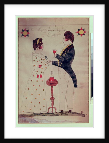 Miss Francis Taylor and Fiance, 1831 by American School