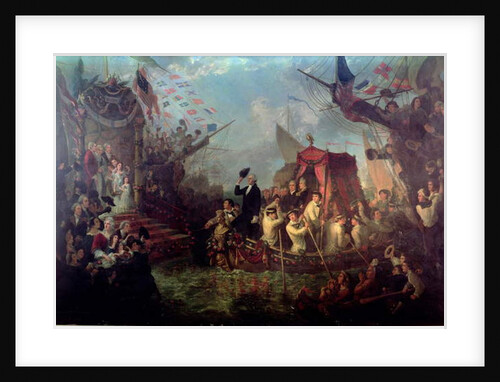 George Washington arriving in New York City, April 30, 1789 by Arsene Hippolyte Rivey