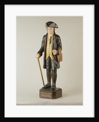 Sculpture of Diedrich Knickerbocker which stood in Knickerbocker Hall in New York City, c.1850-67 by American School