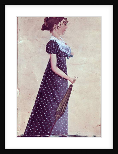 Girl with Green Umbrella, c.1835 by Jacob Maentel