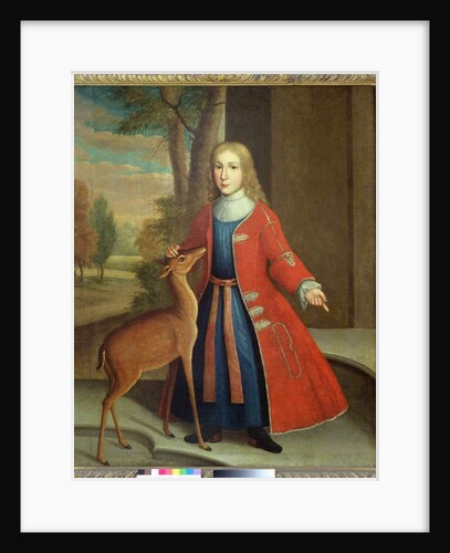 De Peyster Boy with a Fawn, c.1730-35 by Gerardus I Duyckinck